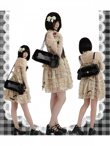 Puppy Plush Ita Bag Black Transparent - Daylight