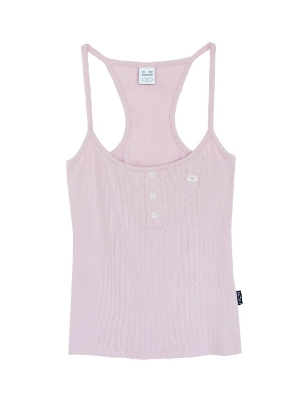 Pink Racerback Tank Top - innomoood