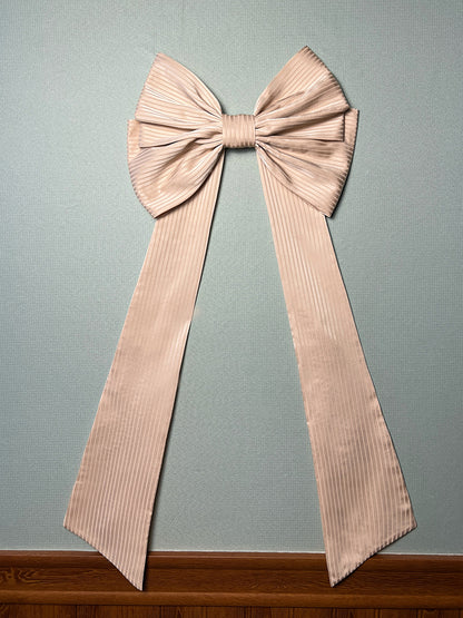 Rot / Schwarz / Pink / Lila / Champagner Große Schleifenschleppe