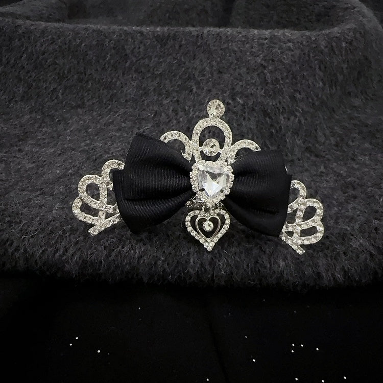 Princess Full Cute Crown Comb Bridal Japanese Birthday Accessory | Rhinestone Hair 5-Color