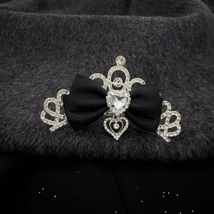 Princess Full Cute Crown Comb Bridal Japanese Birthday Accessory | Rhinestone Hair 5-Color