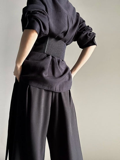 with Lolita PU Snap Ouji Corset Black Buttons Belt