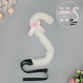 Faux Lolita Kitty Colors Cute Decorations with Fur 5 Bow Tail