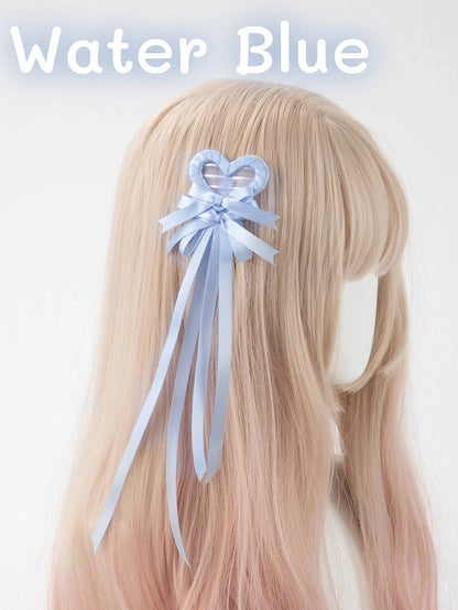 Clip Hair (Single Heart Bow