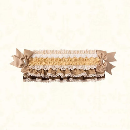 Hairband Pink Blue / Bowknot Mint Yellow