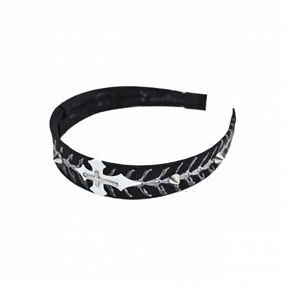 Gothic Cross Stud Black KC