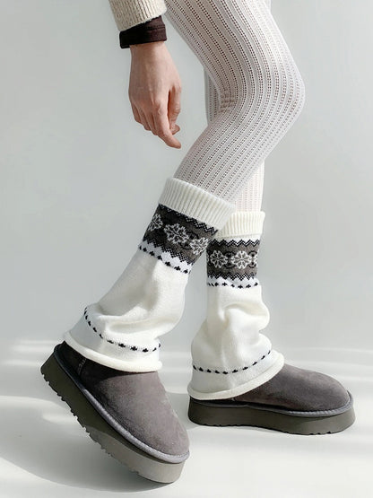 Snowflake (4 Leg Warmers Isle Colors) Fair