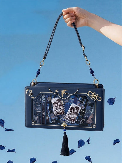 3 Colors Game-inspired Ita Bag with Classic Design Tassel Charm - thejunco