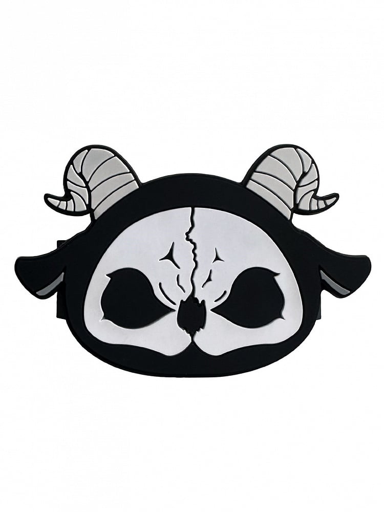 Gothic Grim and Phone Black Back Clip Mobile White Reaper