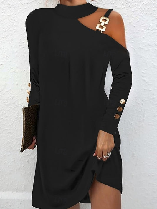 Women's Mini Dress Black Dress Sweater Dress Corset Dress