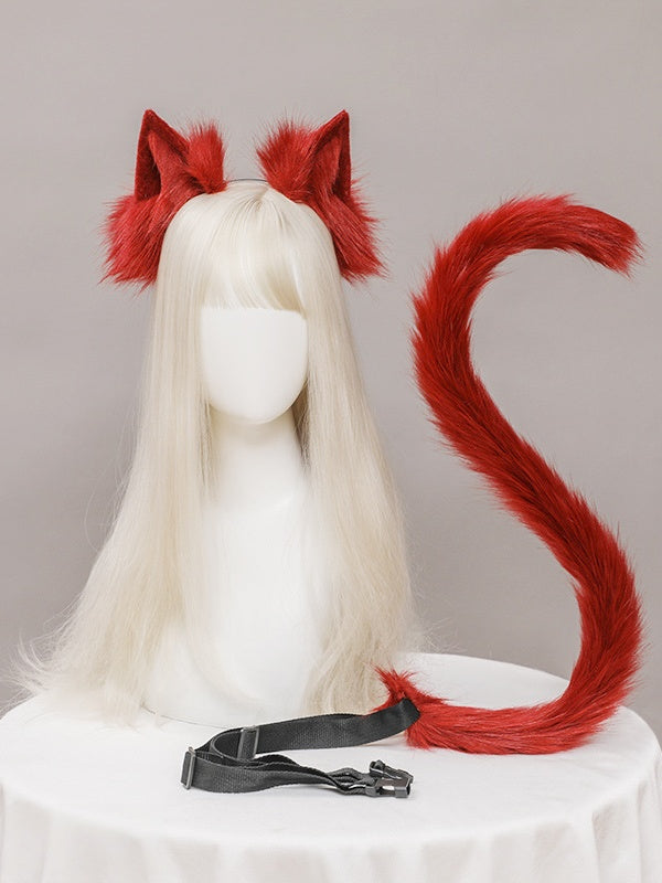 Cute Plush - Kitty + Tail KC Lolita 8 Set Colors