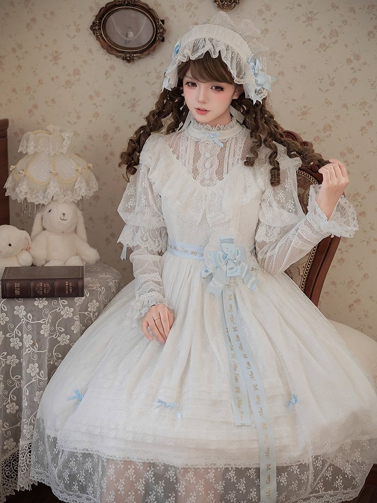 Sweet Lolita Floral Brooch in Two Color Options - Miss Cube Dressworks