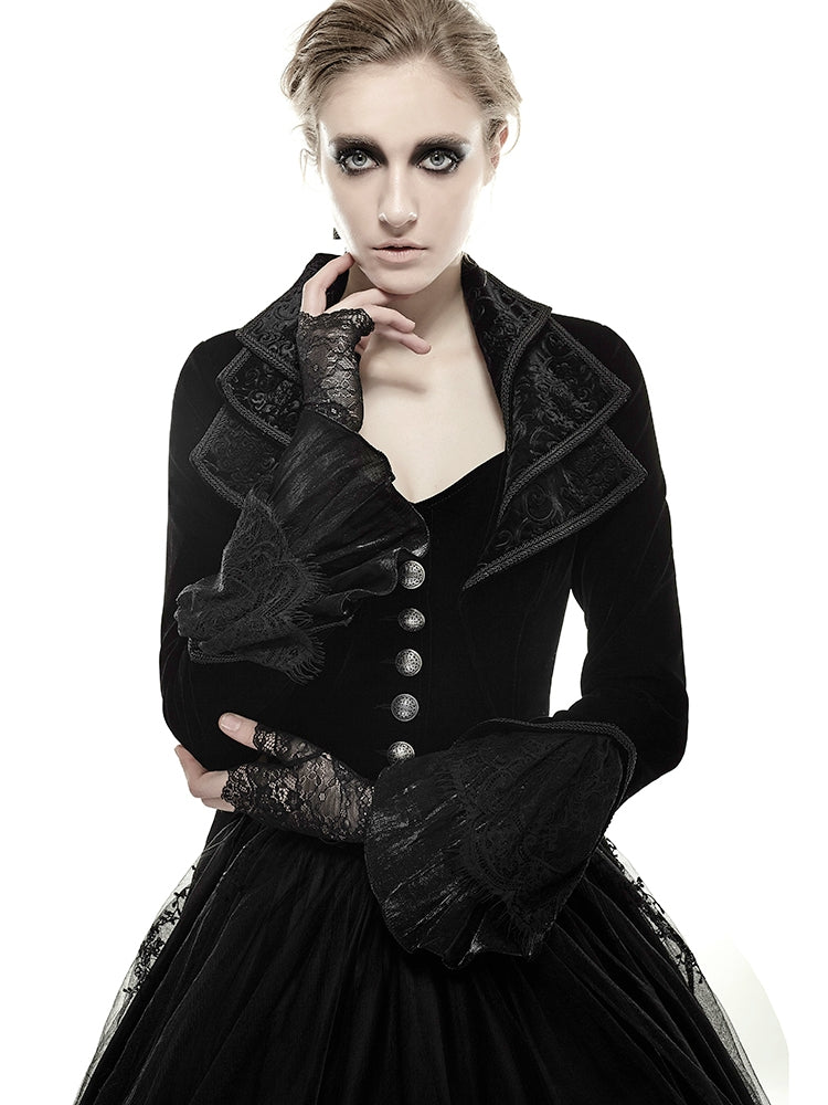 Black Long Gothic Coat