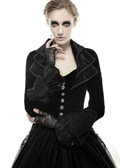 Black Long Gothic Coat