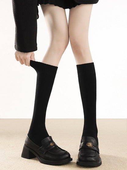 Calf Knit Socks 3-Color