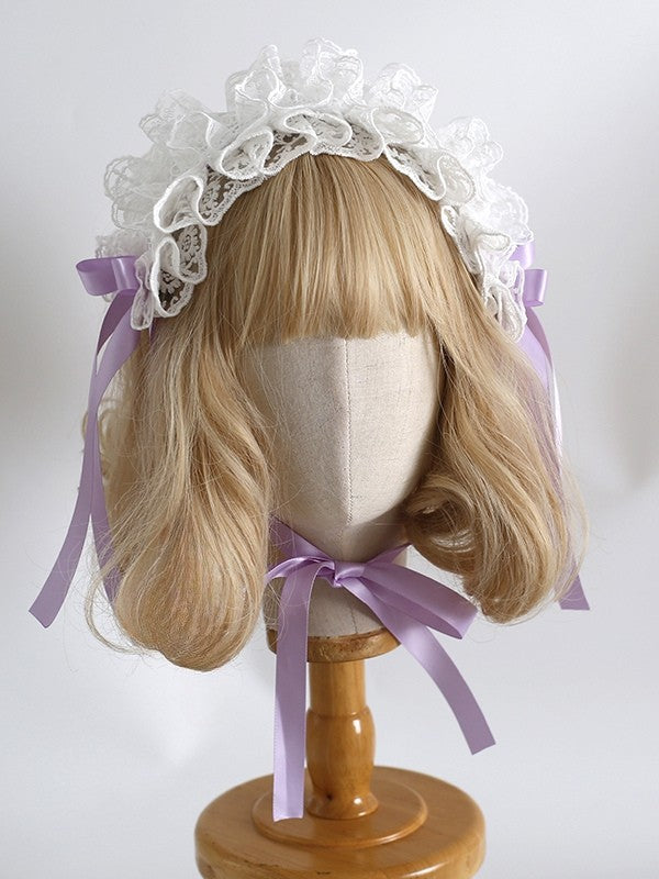 Color Details Sweet Options Ruffled Lolita Bowknot 9 Hairband