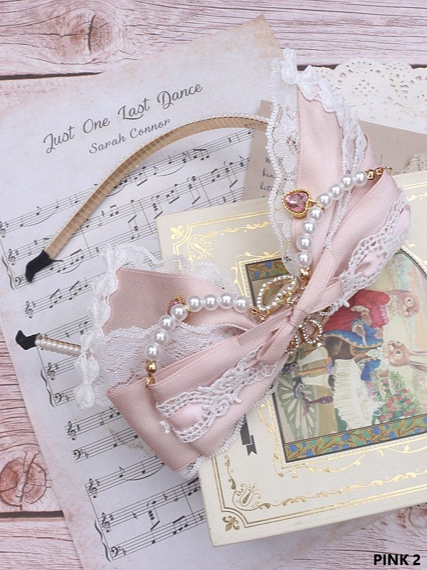 Color KC Lace Jirai 8 Decor with Bowknot Kei Crown Options Rhinestone