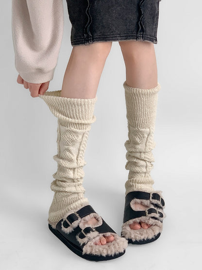 Leg Knit Warmers Argyle (2 Colors)