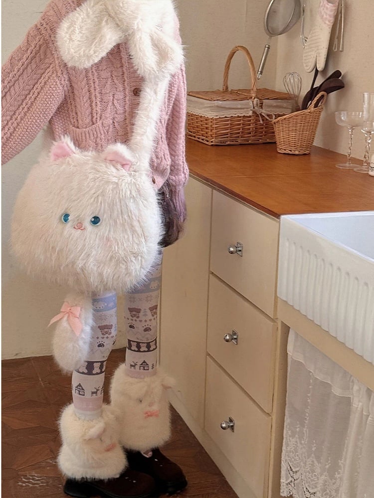 Bag Cat Plush Crossbody