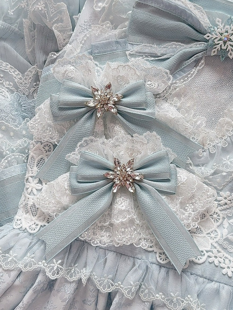 Options Rhinestone 5 Decorated Color Bowknot Snow Cuffs Wrist