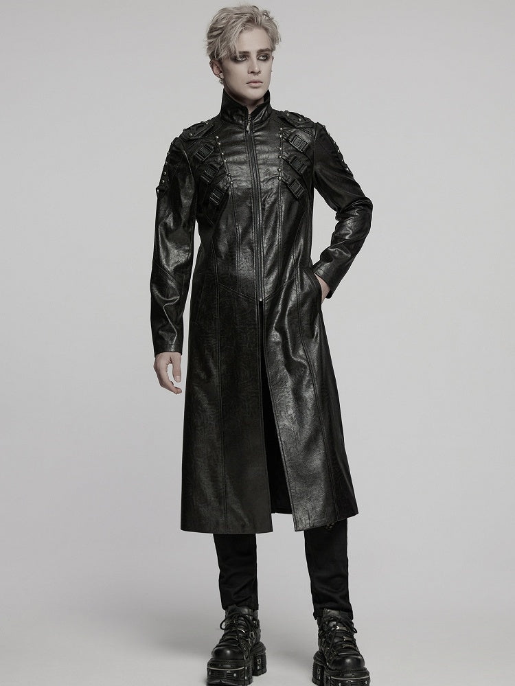 Black Men's Cyberpunk Jacket