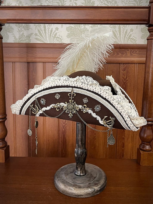 Hut Kaffee Pirat / Schwarz