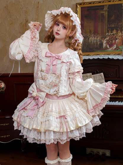 Beige Detachable Sleeves - Mirror Ragdoll