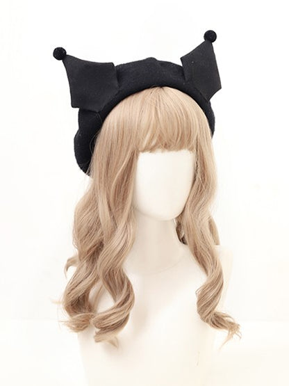 Sweet 4 Dark Options Beret Bowknot