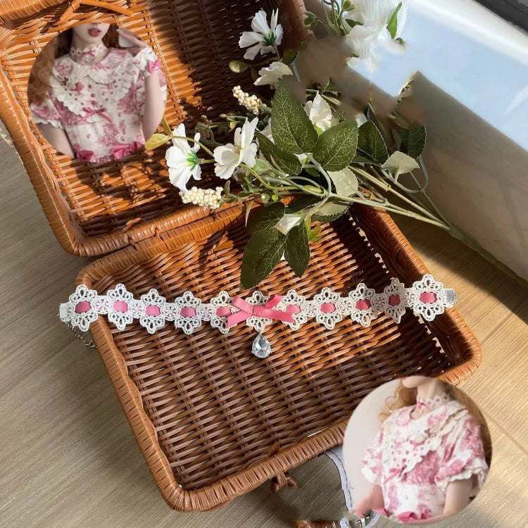 Blue Pink Choker / Purple