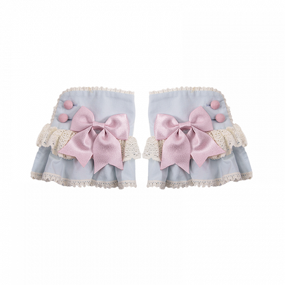 Green Wrist Blue Yellow Mint / Red Cuffs Sweet Lolita
