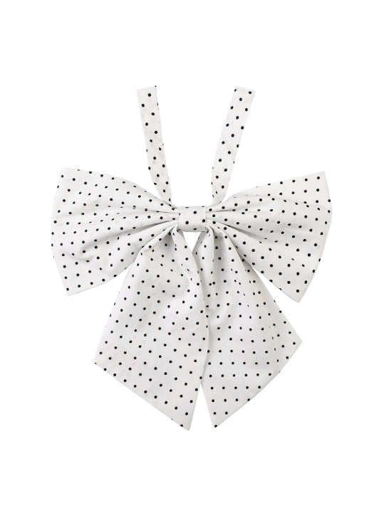 ダークリボン柄 ブルー/パープル/グリーン/ホワイト/レッド タイ ドット