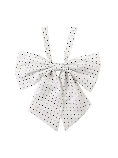 ダークリボン柄 ブルー/パープル/グリーン/ホワイト/レッド タイ ドット