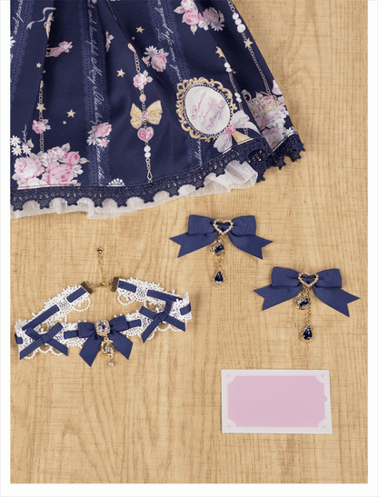 Colors 5 Kei Jirai Celestial Moon  Star Gemstone Collection Bowknot Hairclips