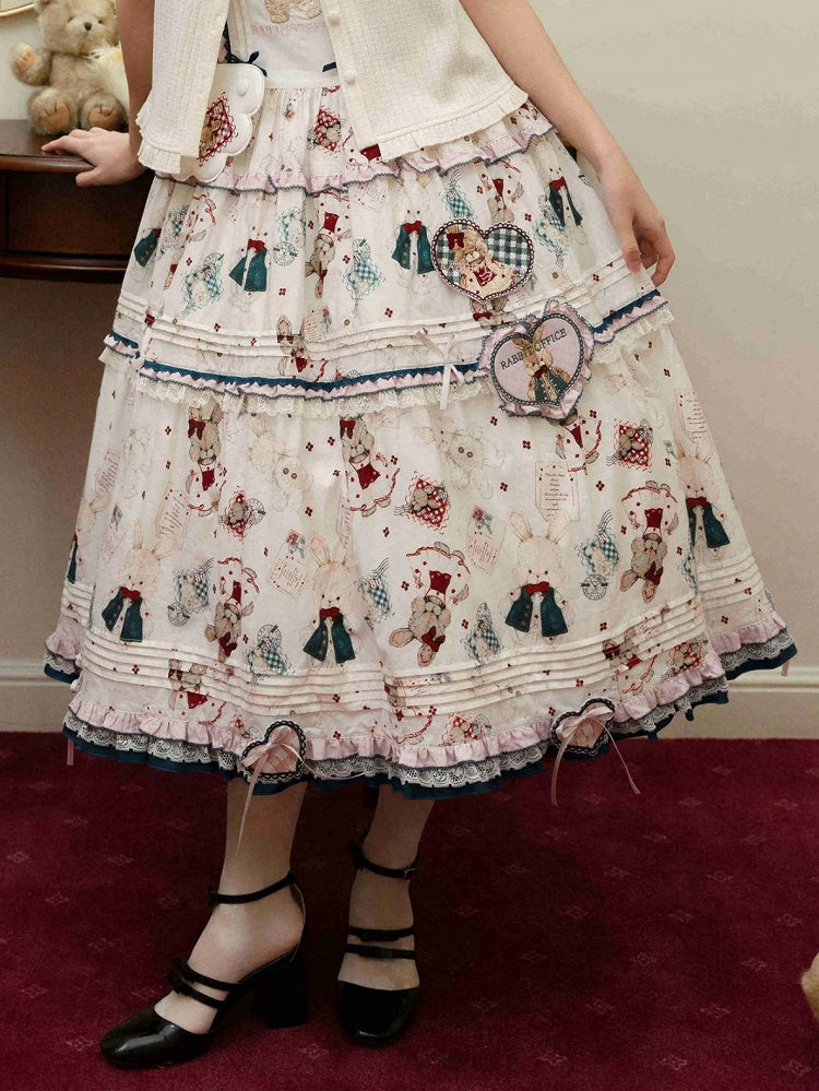 緑とピンクのチェック柄ハート型ブローチ