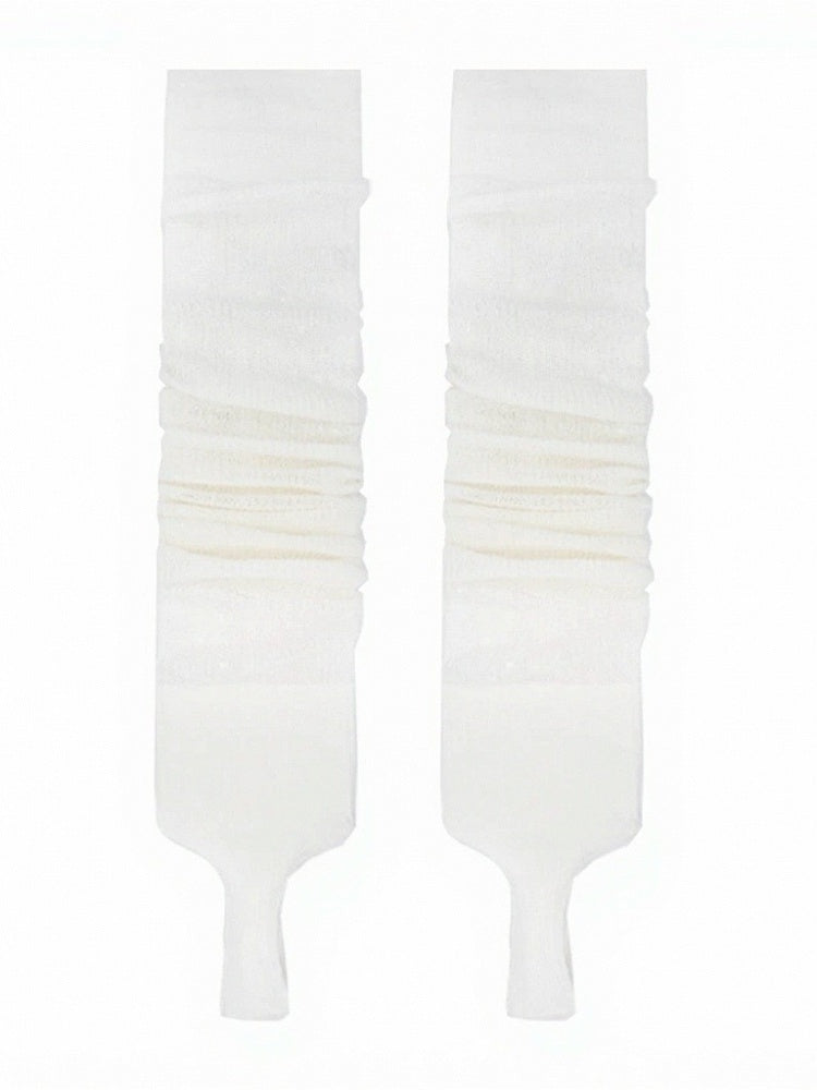Minimalist Ribbed Ruffle Leg Warmers in 7 Colors - ModaSwings
