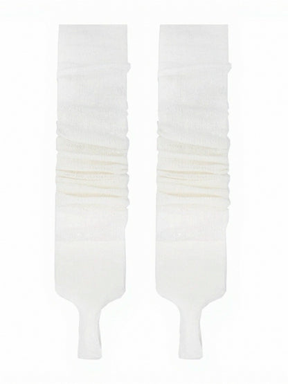 Minimalist Ribbed Ruffle Leg Warmers in 7 Colors - ModaSwings