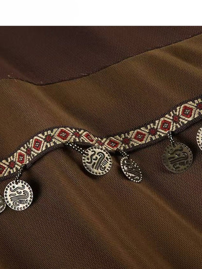 Design Print Millard Fashion Asymmetrischer Saum Lila + Kleid Cami