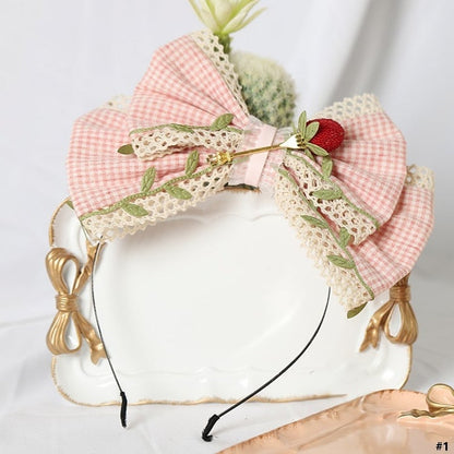 Lolita Big Options Sweet 2 Bow KC Pink