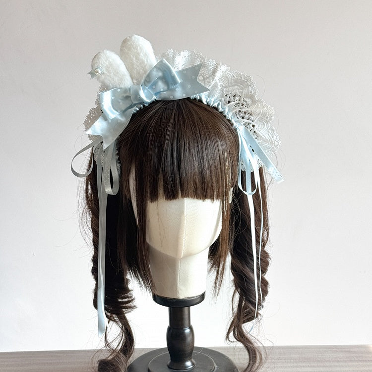 Sweet Dot Set Polka Pastel Pink Blue KC Lolita /