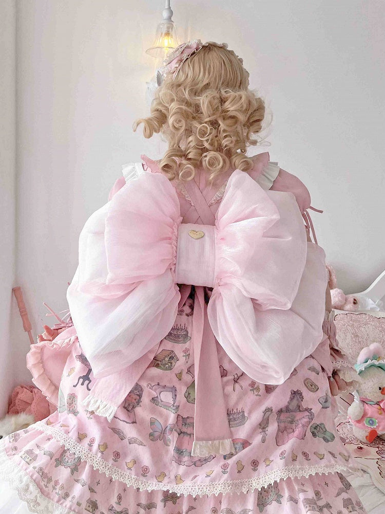 Cute Seller Best Size 3 Big Bow Backpack Options Pink Light