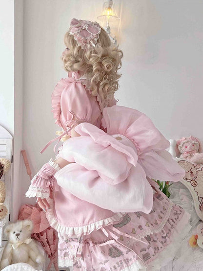 Cute Seller Best Size 3 Big Bow Backpack Options Pink Light