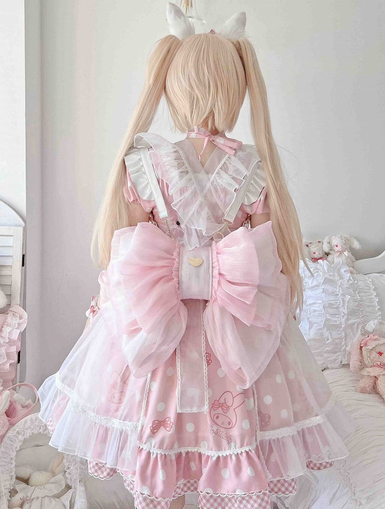 Cute Seller Best Size 3 Big Bow Backpack Options Pink Light