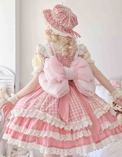 Cute Seller Best Size 3 Big Bow Backpack Options Pink Light