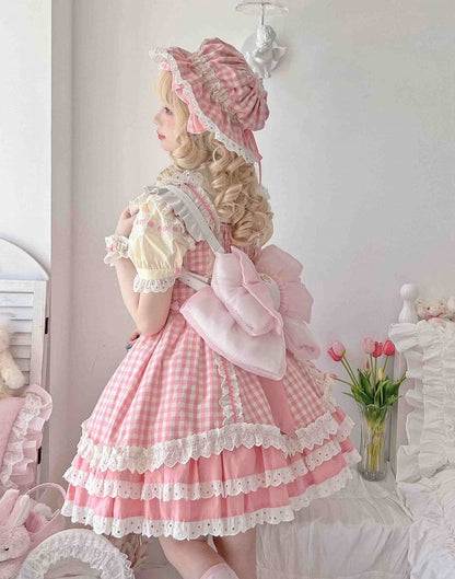 Cute Seller Best Size 3 Big Bow Backpack Options Pink Light