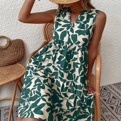 Women's Mini Dress Floral Dress Print Dress Classic Modern