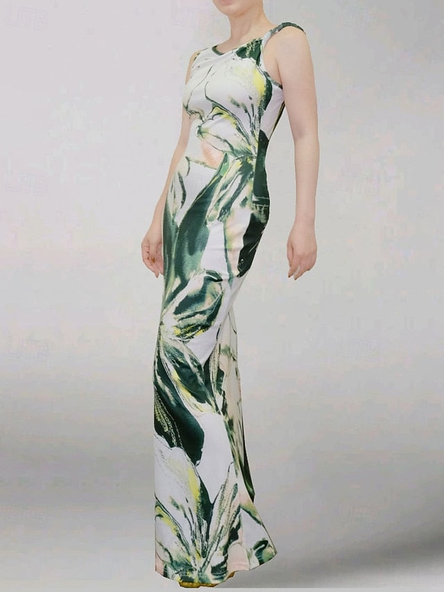 Women's Long Dress Maxi Dress Print Dress Fashion Outdoor