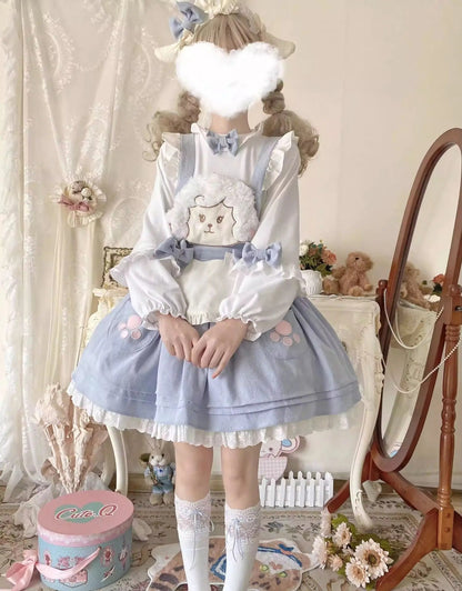 Kawaii Corudroy Strapskleid