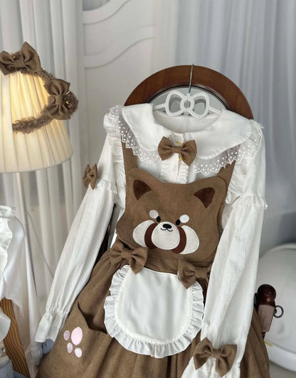 Kawaii Corudroy Strapskleid