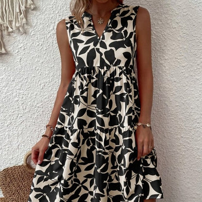 Women's Mini Dress Floral Dress Print Dress Classic Modern
