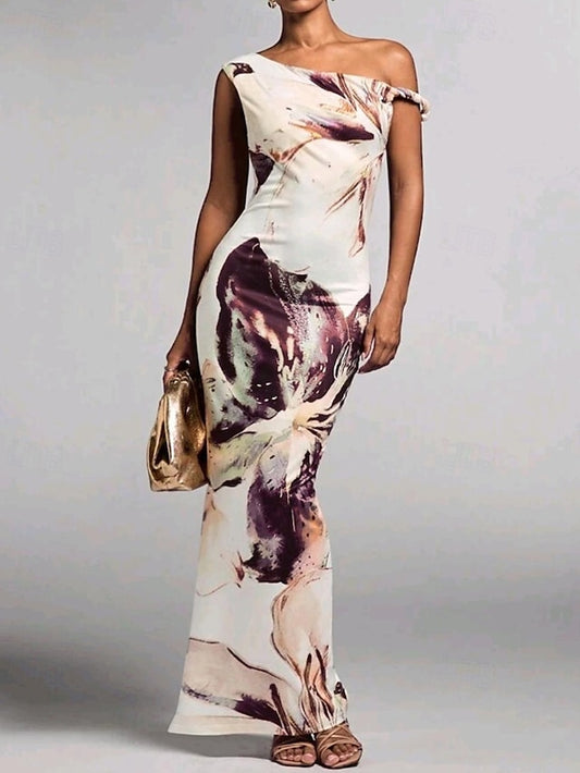 Women's Long Dress Maxi Dress Print Dress Fashion Outdoor